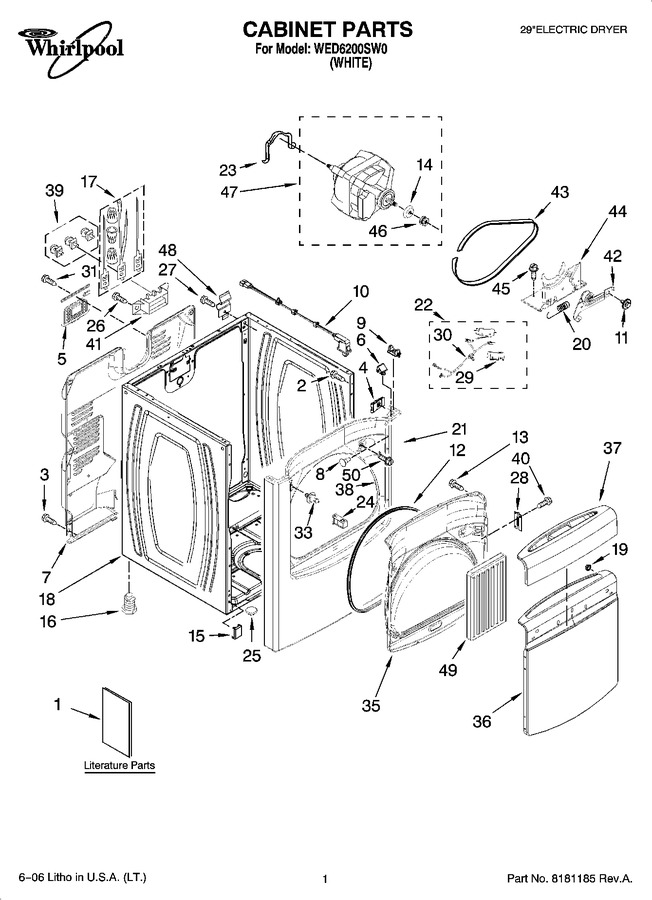 Diagram for WED6200SW0