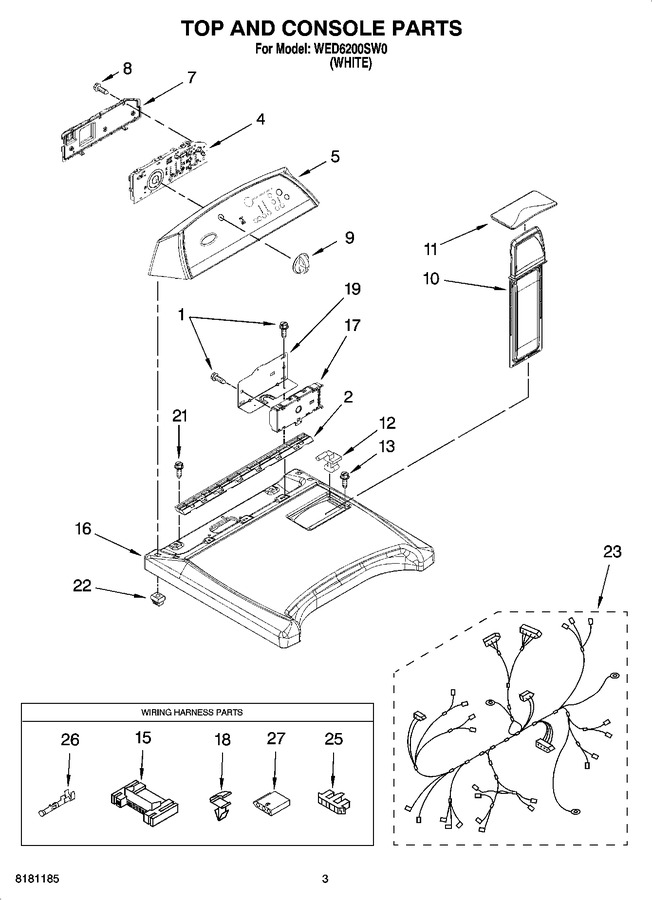 Diagram for WED6200SW0
