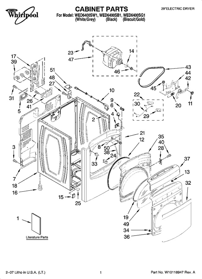 Diagram for WED6400SW1