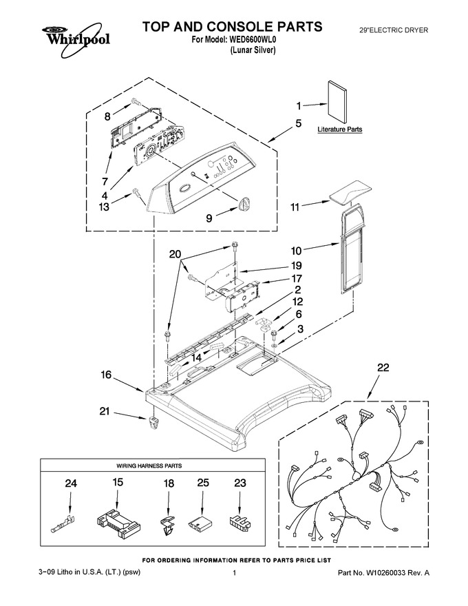 Diagram for WED6600WL0