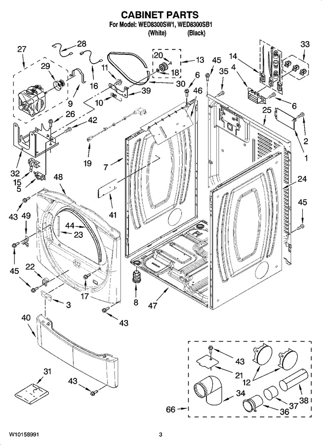 Diagram for WED8300SW1