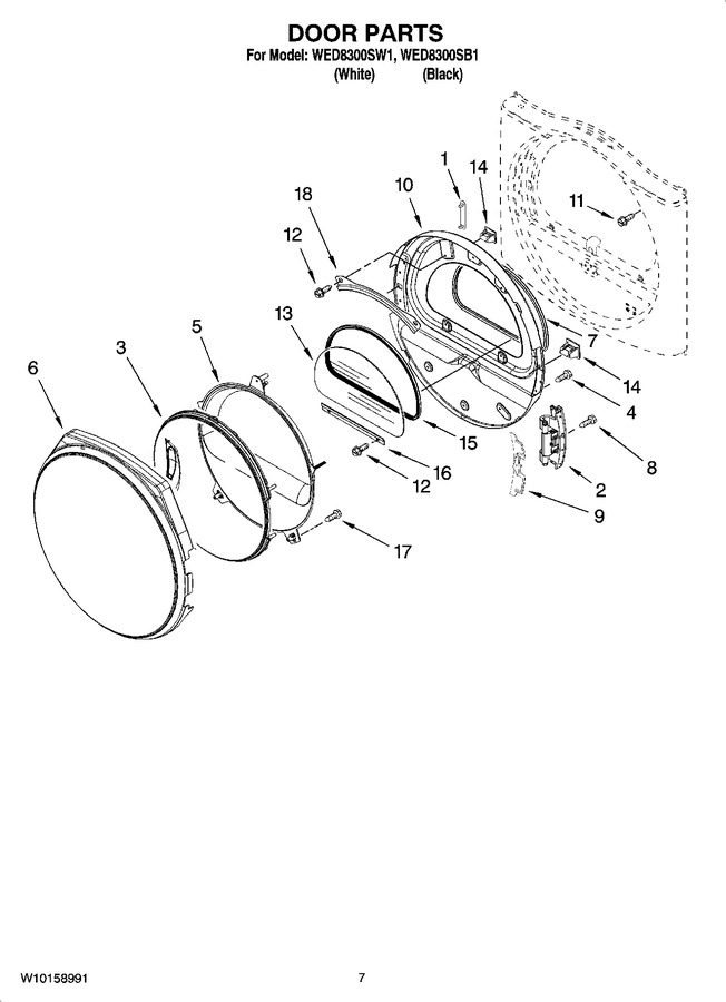 Diagram for WED8300SW1