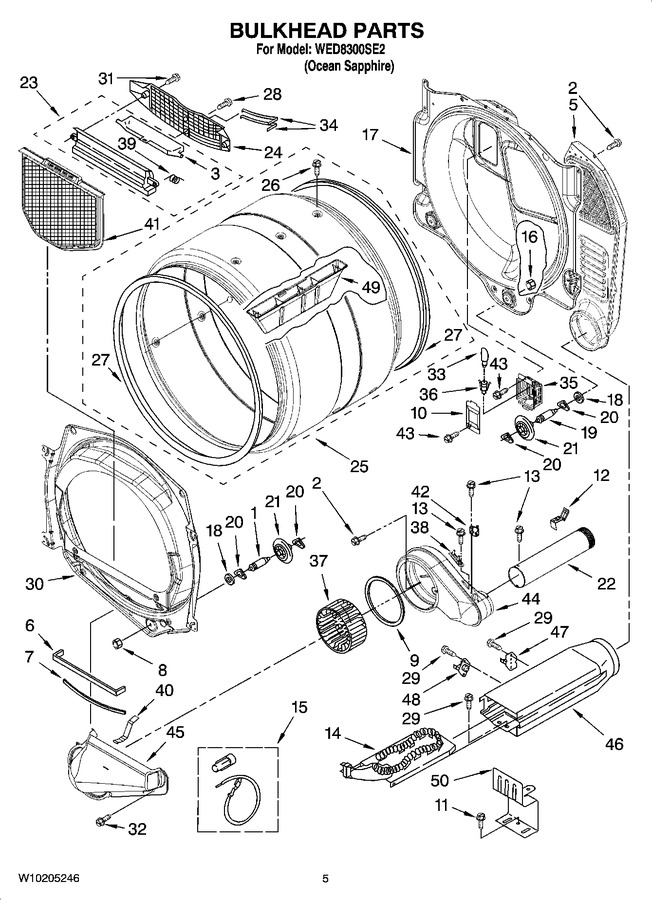 Diagram for WED8300SE2