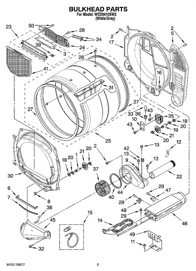 Diagram for WED8410SW2