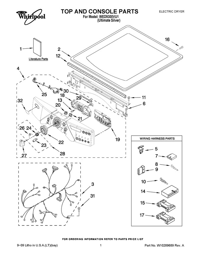 Diagram for WED9300VU1