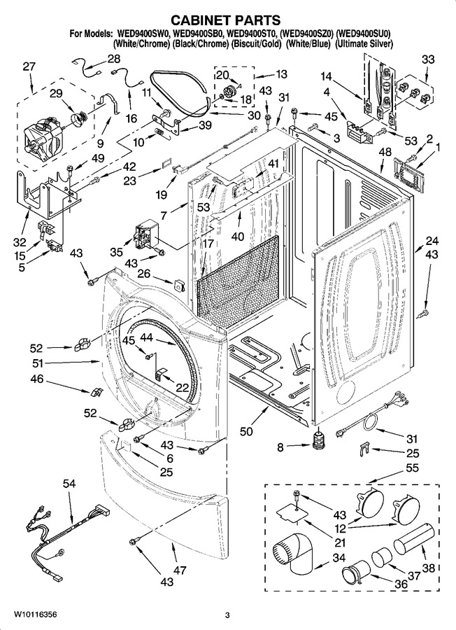 Diagram for WED9400SZ0