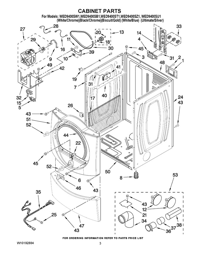 Diagram for WED9400SB1