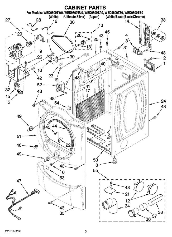 Diagram for WED9600TA0