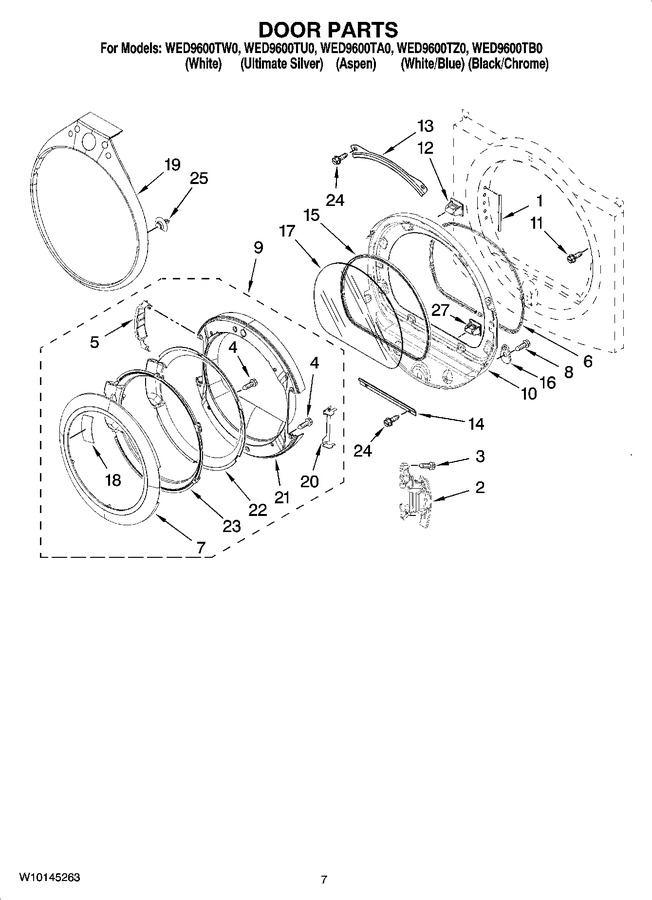 Diagram for WED9600TU0