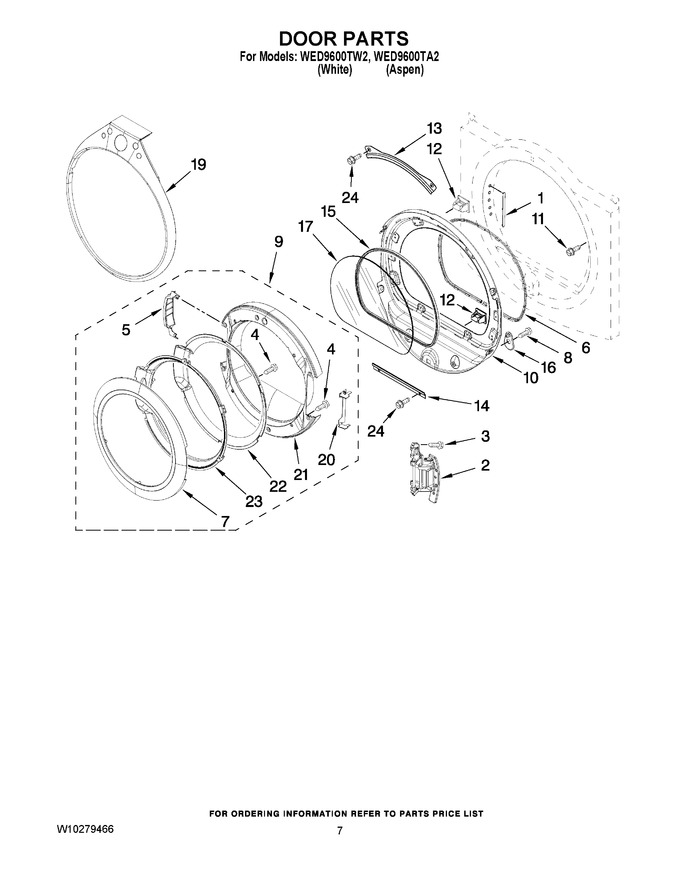 Diagram for WED9600TW2