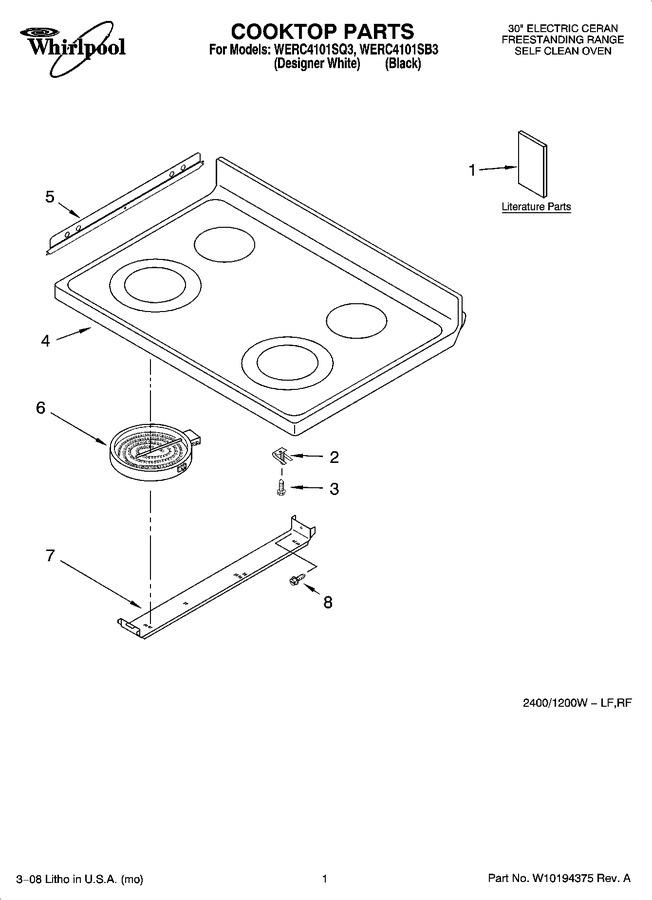 Diagram for WERC4101SB3