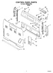 Diagram for 02 - Control Panel Parts