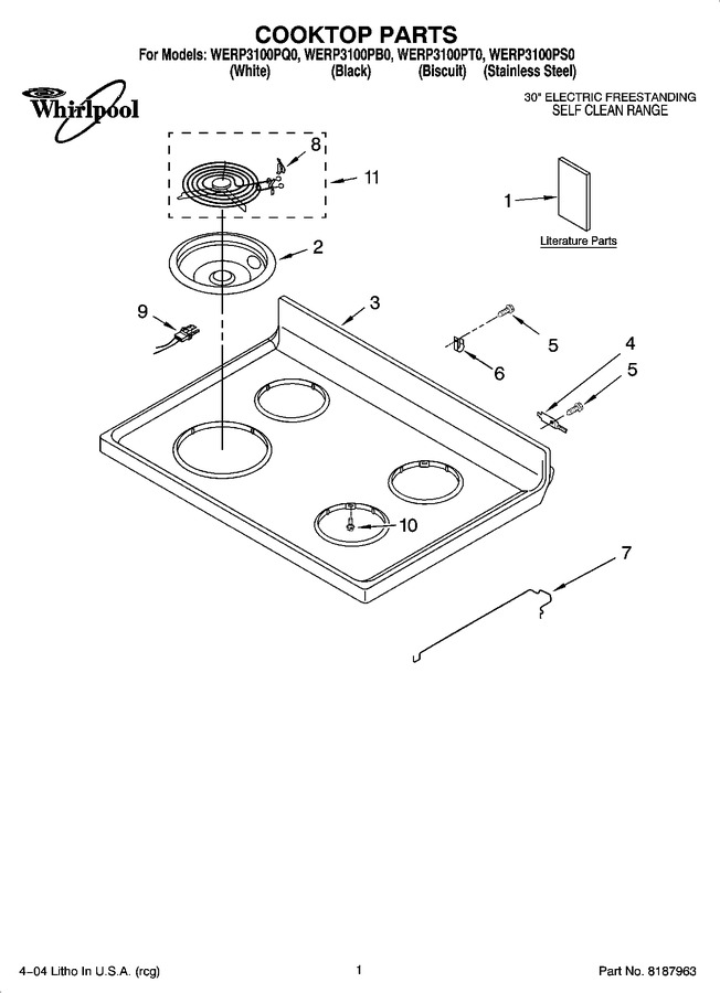 Diagram for WERP3100PQ0