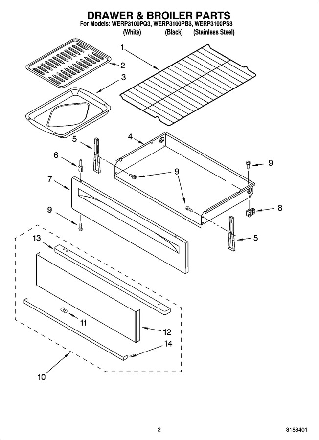 Diagram for WERP3100PS3