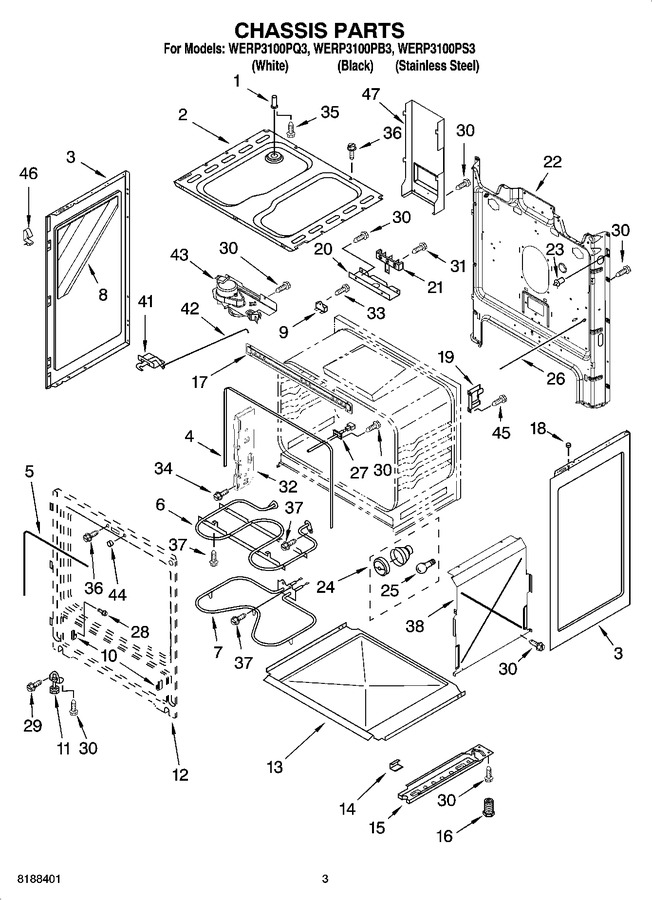 Diagram for WERP3100PS3