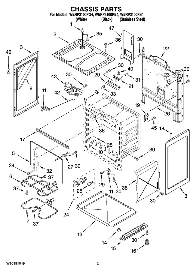 Diagram for WERP3100PB4