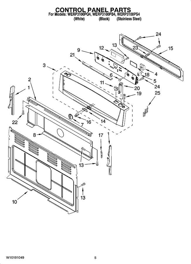 Diagram for WERP3100PB4