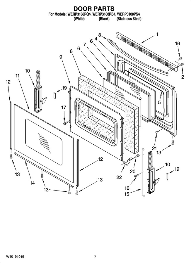 Diagram for WERP3100PQ4