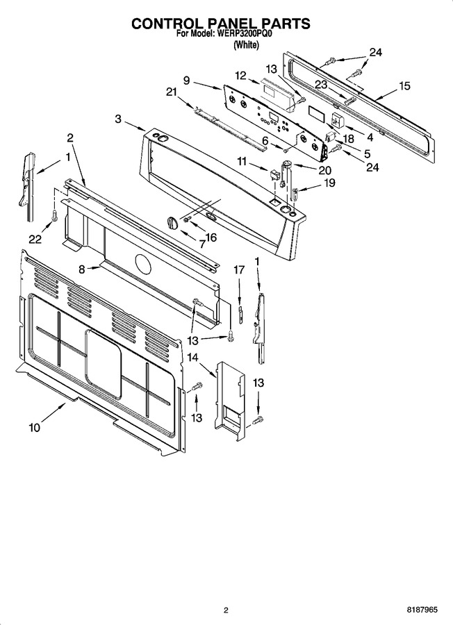 Diagram for WERP3200PQ0