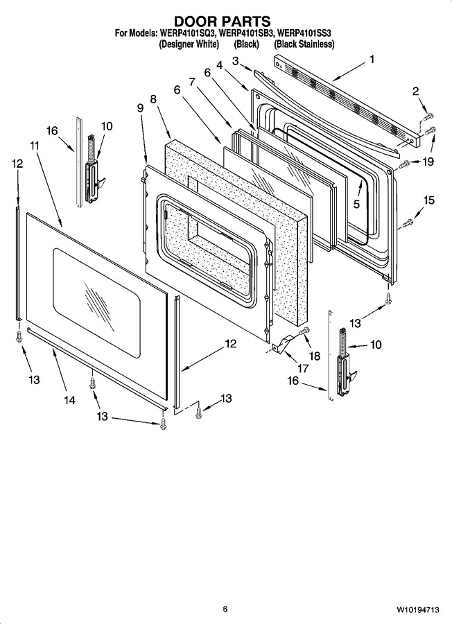 Diagram for WERP4101SS3