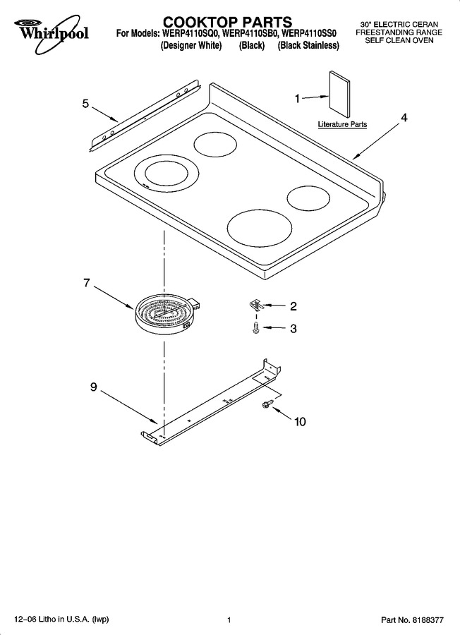 Diagram for WERP4110SS0