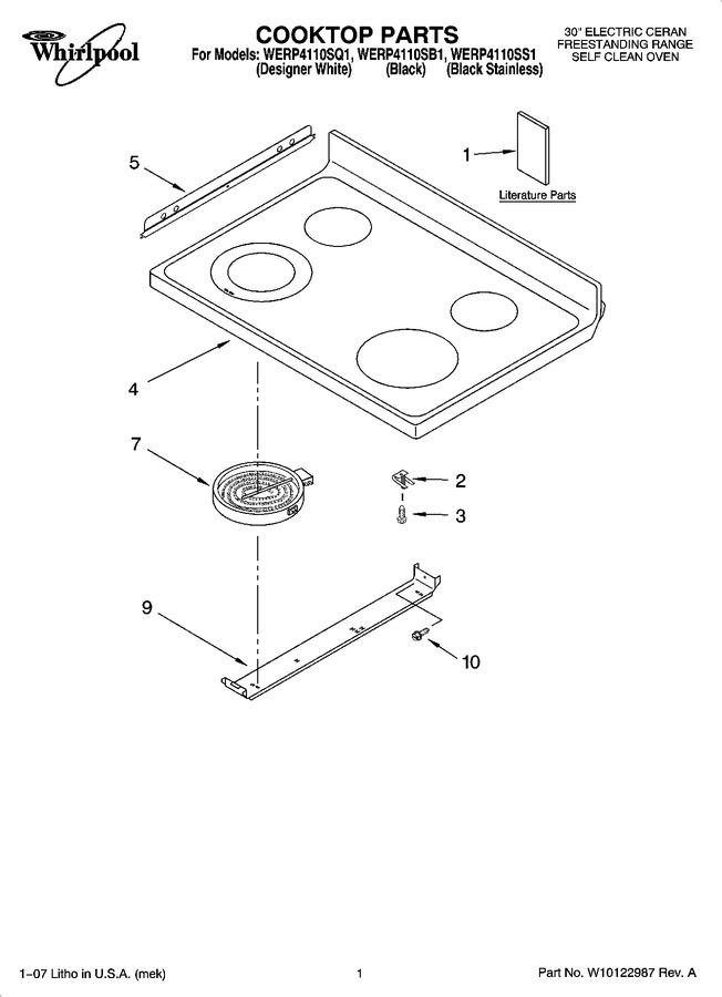 Diagram for WERP4110SB1