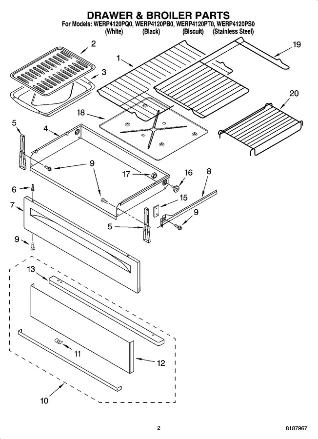 Diagram for WERP4120PB0