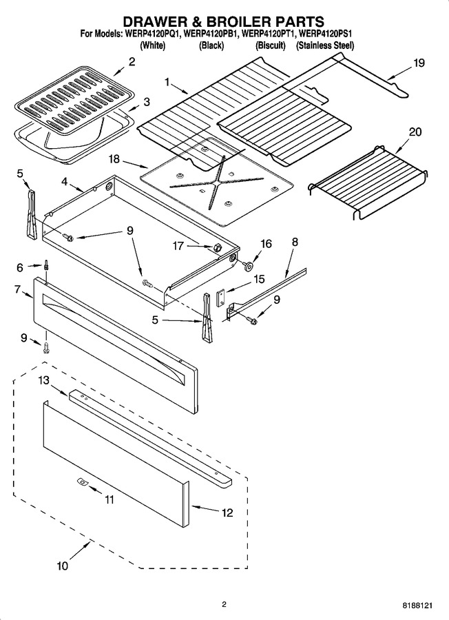 Diagram for WERP4120PB1