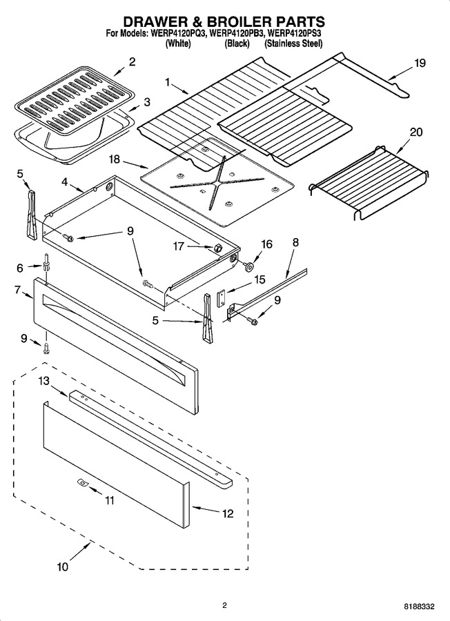 Diagram for WERP4120PB3