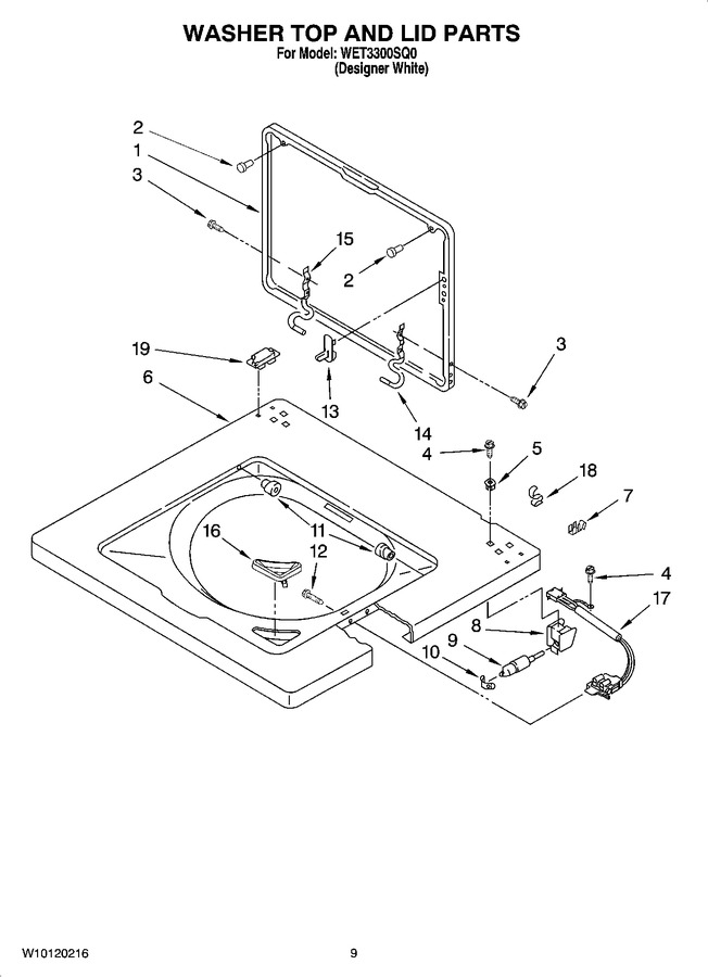 Diagram for WET3300SQ0