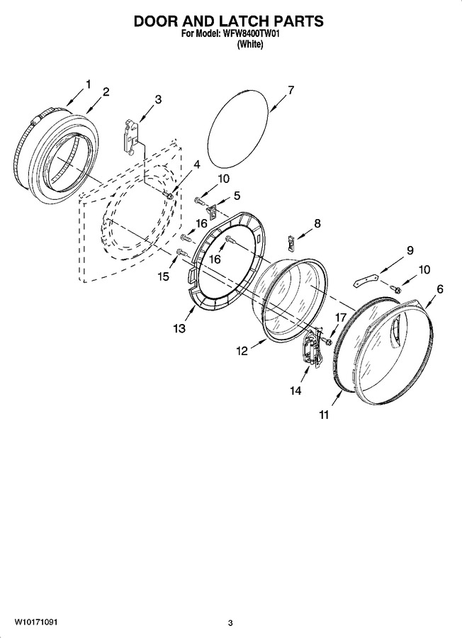 Diagram for WFW8400TW01