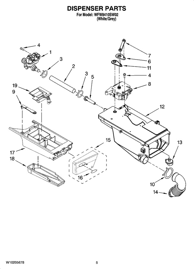 Diagram for WFW8410SW02