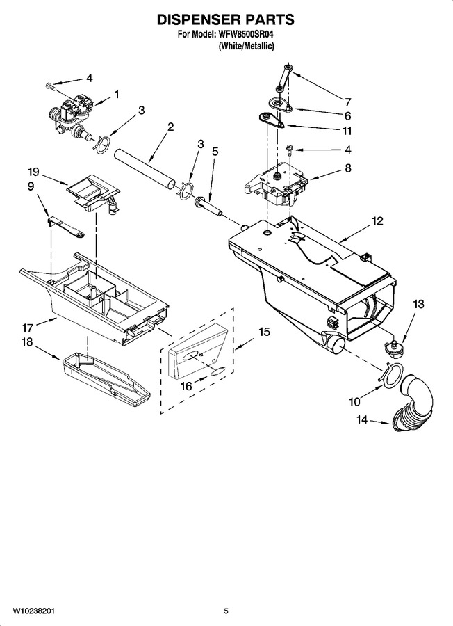 Diagram for WFW8500SR04