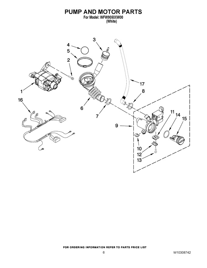 Diagram for WFW9050XW00