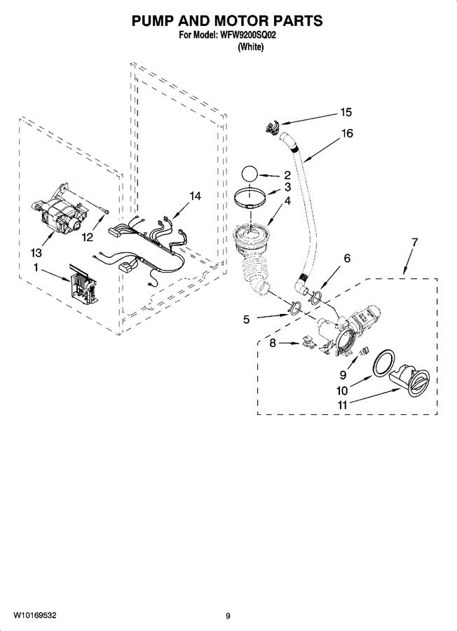 Diagram for WFW9200SQ02