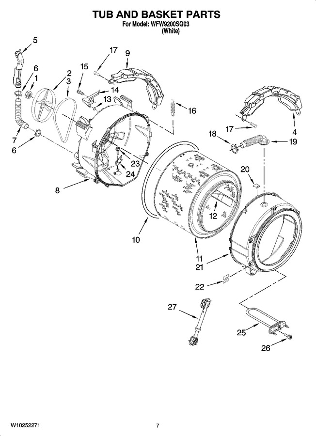 Diagram for WFW9200SQ03