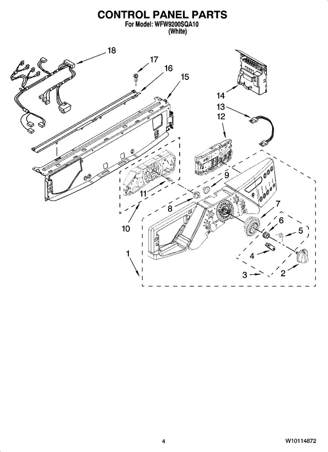 Diagram for WFW9200SQA10