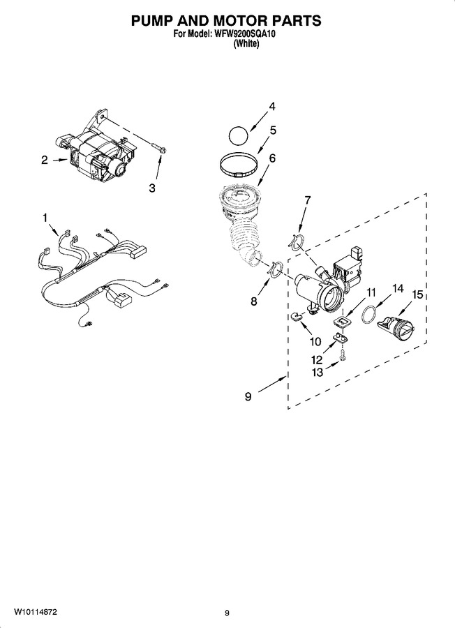 Diagram for WFW9200SQA10