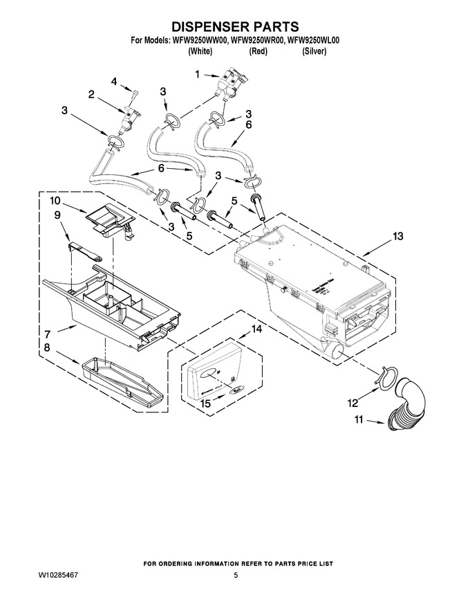 Diagram for WFW9250WR00