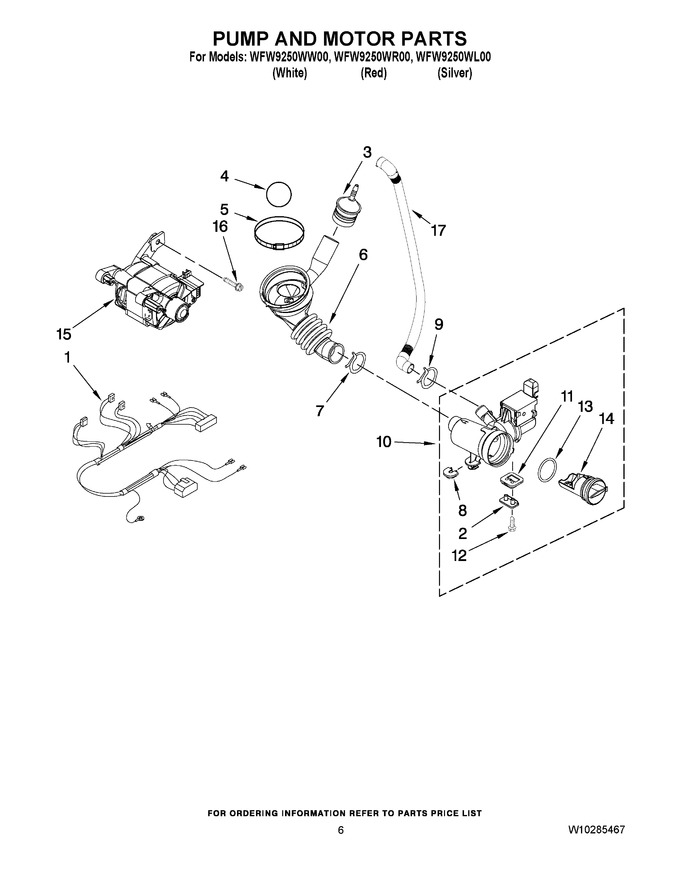 Diagram for WFW9250WL00