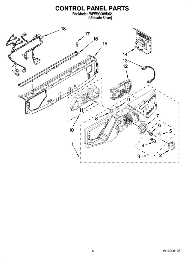 Diagram for WFW9300VU02