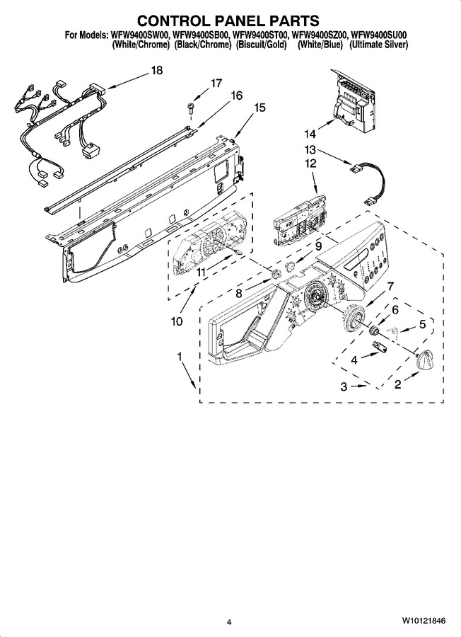Diagram for WFW9400SU00