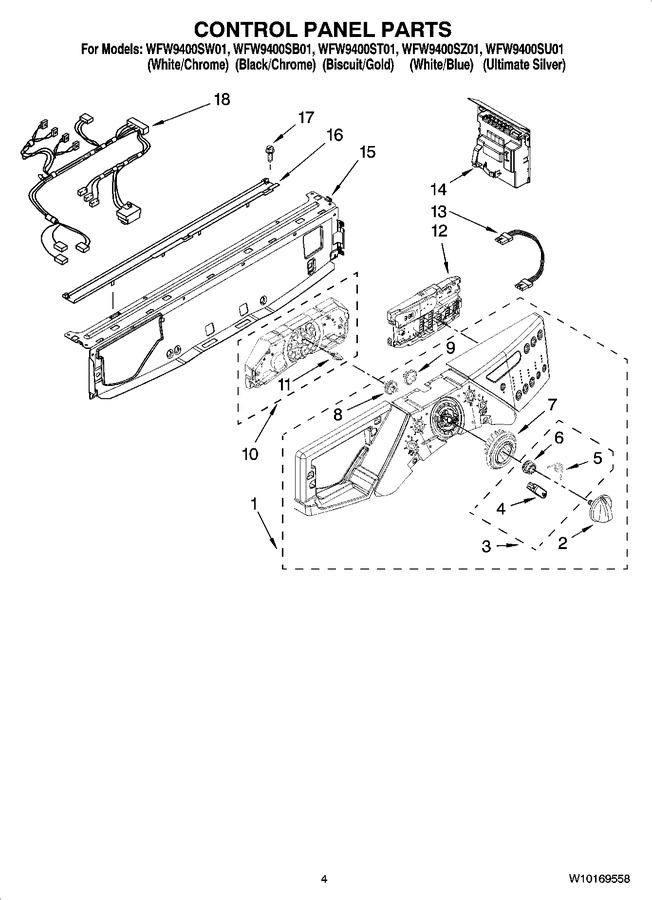 Diagram for WFW9400SU01