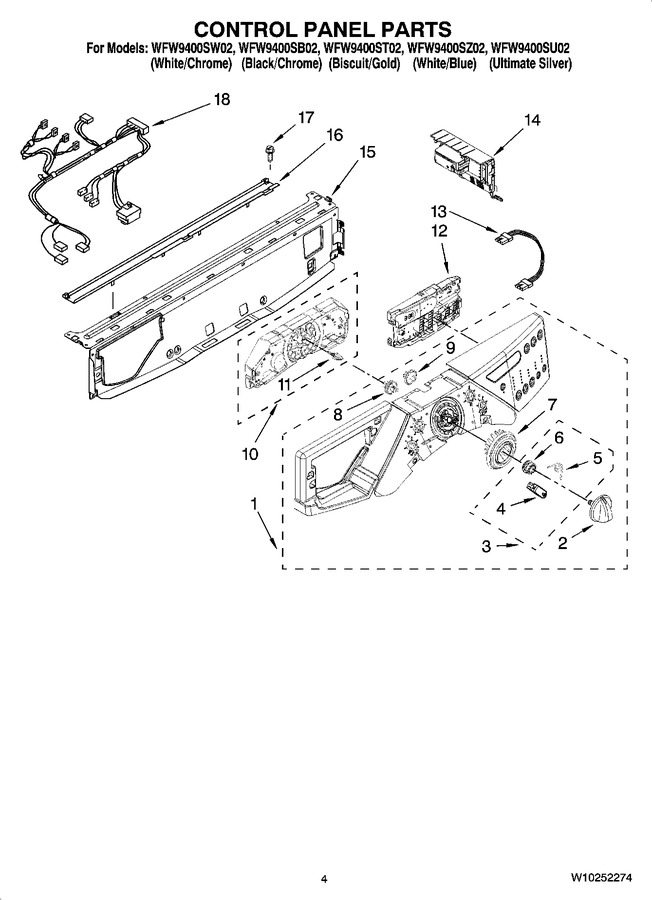 Diagram for WFW9400ST02