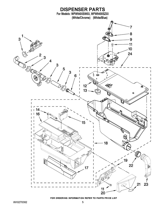 Diagram for WFW9400SW03