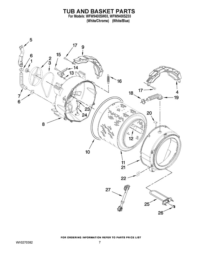 Diagram for WFW9400SW03