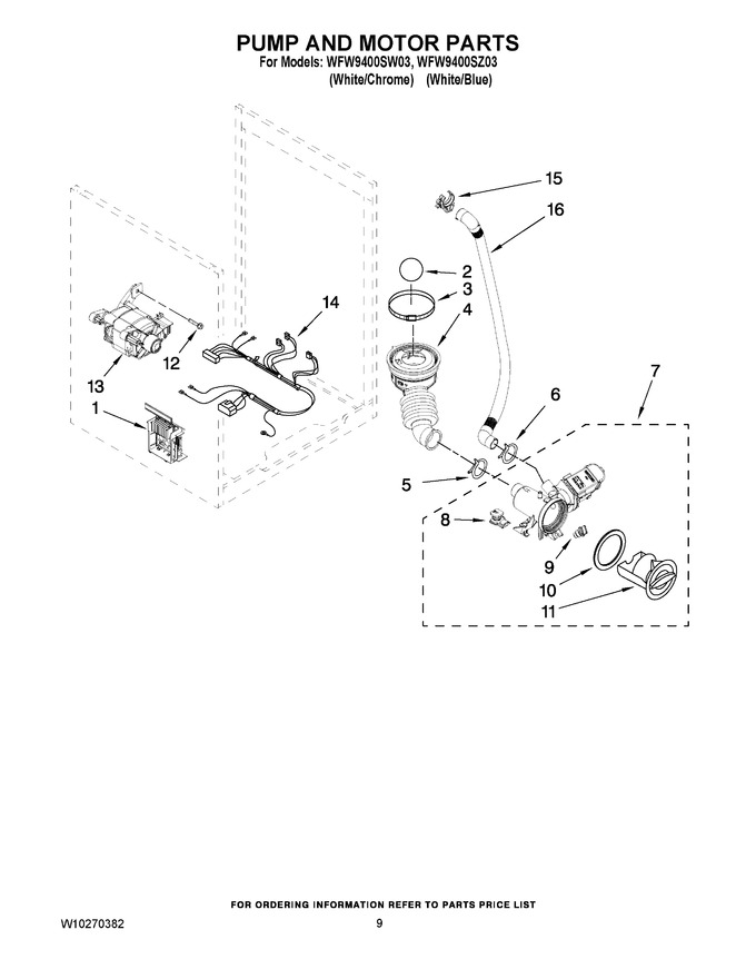 Diagram for WFW9400SW03