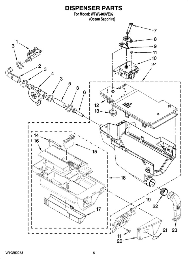 Diagram for WFW9400VE02