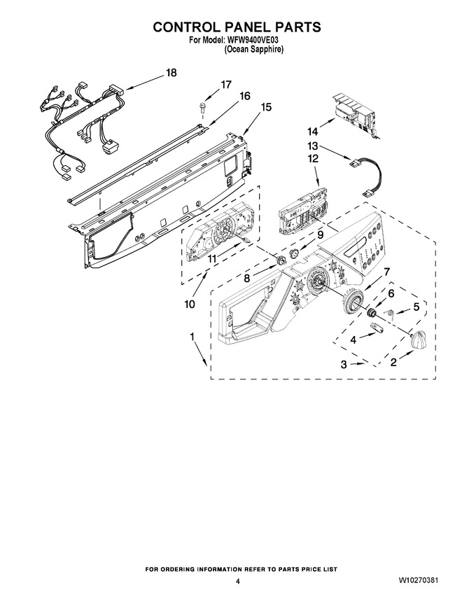 Diagram for WFW9400VE03