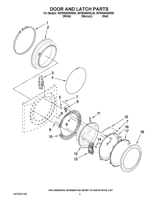 Diagram for WFW9450WR00